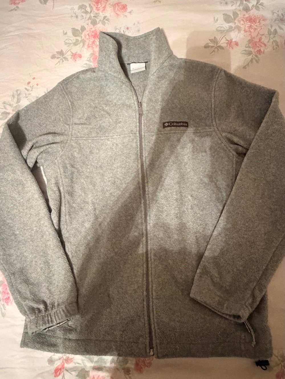 Columbia Light Gray Fleece Jacket